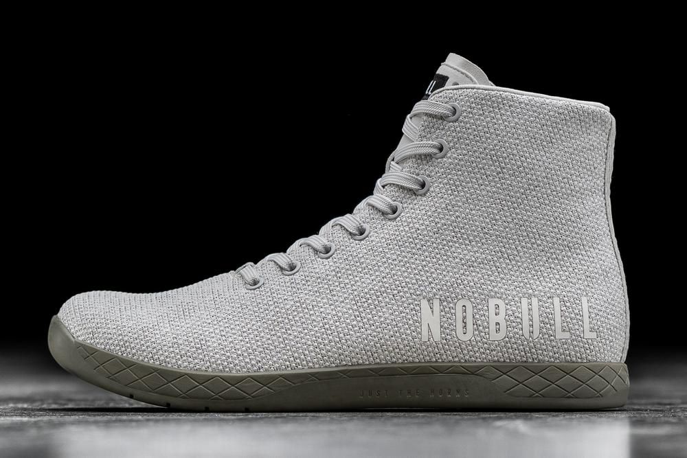 Baskets Montantes NOBULL Femme Grise - Chaussures NOBULL High-Top Fogivy Superfabric,France (5362-TN